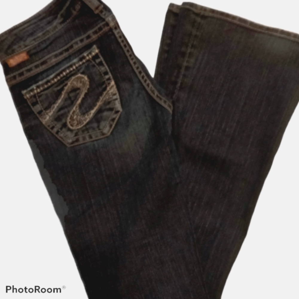 Silver Low Rise Jeans